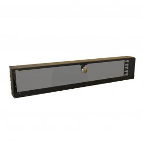 3 RU Fixed Security Cover With Hinged Plexi Door - Rackmount Solutions