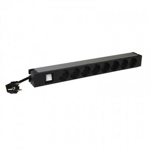 19 Inch PDU LCS - 1 U - 8 Outlets X 2P+E - German Standard - 1 Luminous Switch