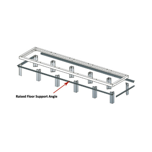 Support Angles, 1 Bay, 26-31 Inch Deep Racks