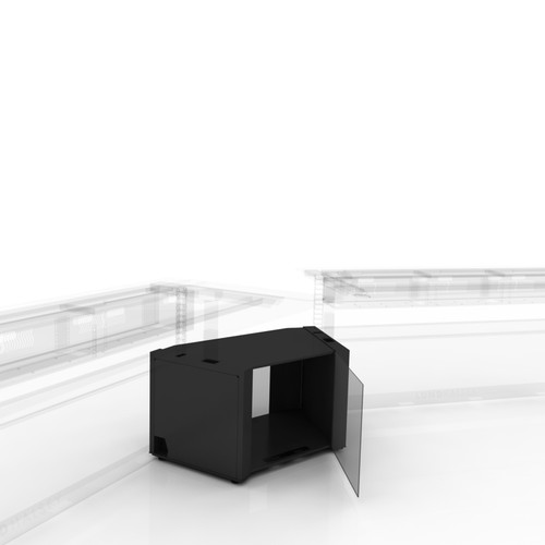 Visionline Wide Bridging Cabinet, 45 Wedge