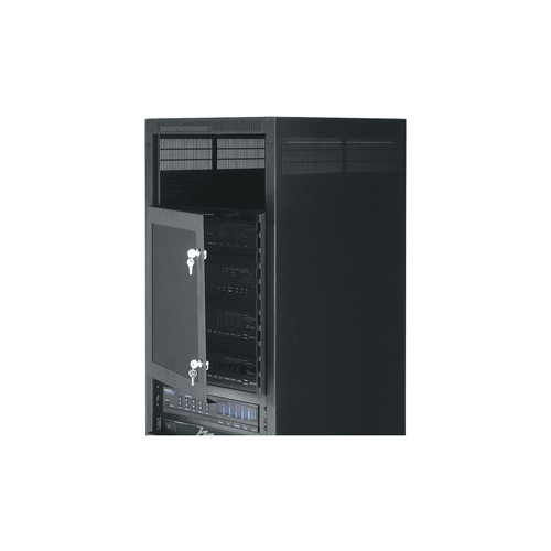 3 RU Fixed Security Cover With Hinged Plexi Door - Rackmount Solutions