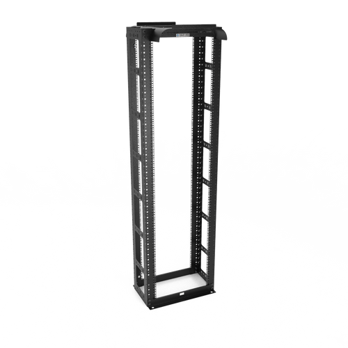 CMR-45U12-B-SQM6 Open Frame 4 Post Rack Black