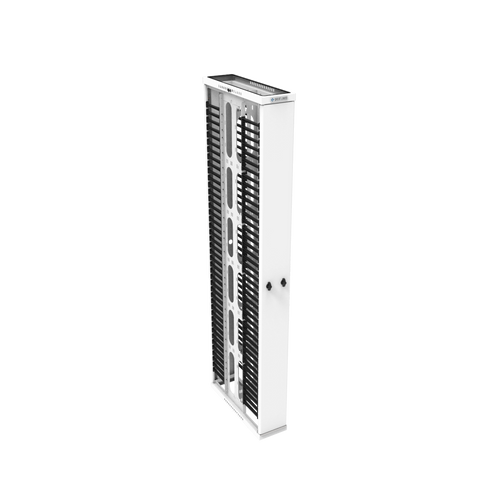 45U x 8"W x 24"D Front and Rear White Cable Manager VCM-45U-0812FR-W 45U x 8"W x 24"D Front and Rear White Cable Manager VCM-45U-0812FR-W