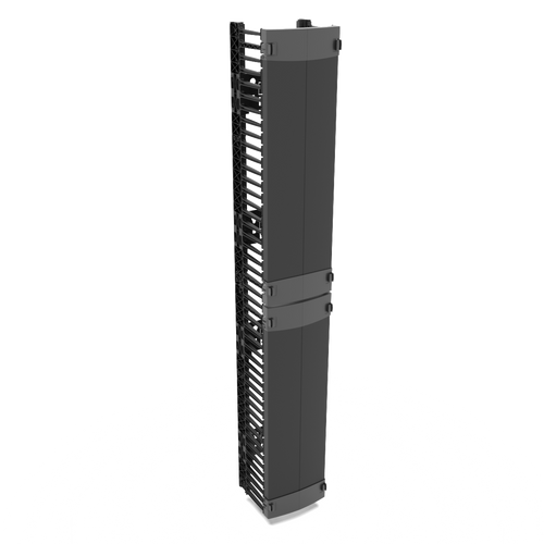45U x 12”W x 9”D Vertical Cable Manager with Front 6” Fingers