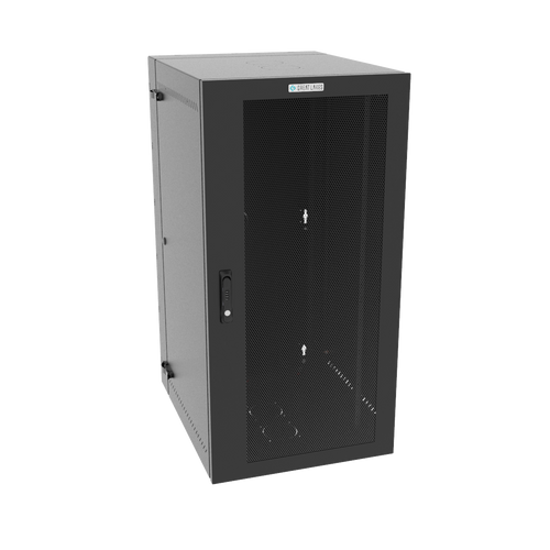 25U WMCM Black Mesh Door Wall  Mount with SEAL Combo