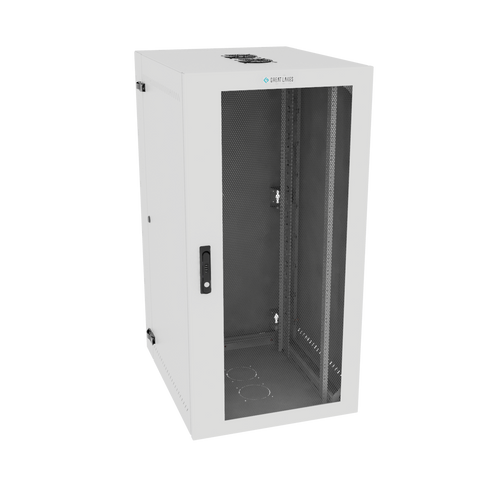 25U WMCM White Mesh Door Wall Mount with SEAL Combo and Fan 25U WMCM White Mesh Door Wall Mount with SEAL Combo and Fan