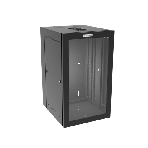 19U 36H WM Cabinet with Plexi Door and Fan