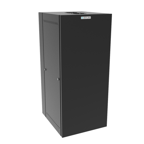 25U 48H WM Cabinet with Solid Door and Fan