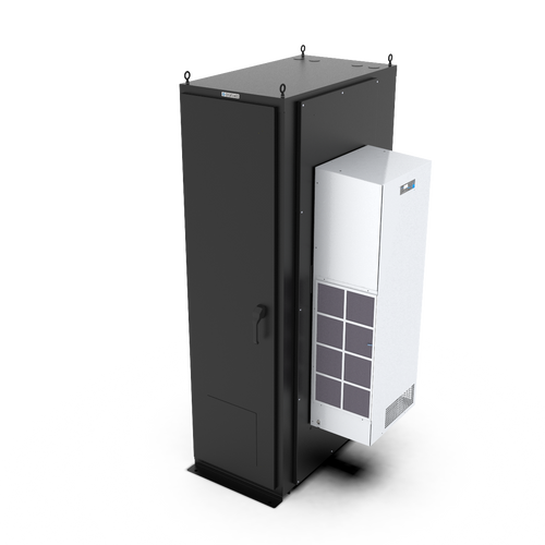45U 24W 42D Nema 12 Free Standing Server Rack with 17k BTU AC Unit - 10-32 Mounting 45U 24W 42D Nema 12 Free Standing Server Rack with 17k BTU AC Unit - 10-32 Mounting