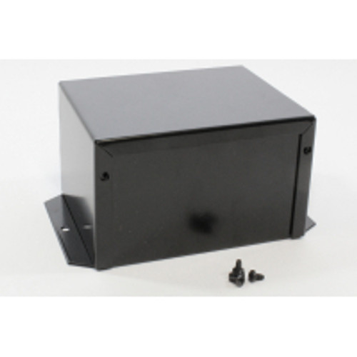 1411Fblbk Enclosure -Black Aluminum; Flanged; Utility