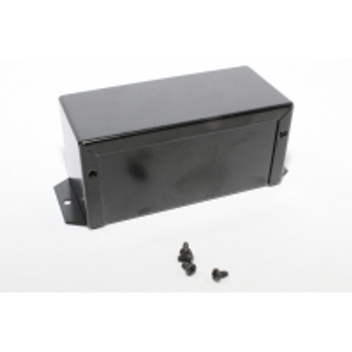 1411Fbnbk Enclosure -Black Aluminum; Flanged; Utility