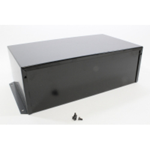 1411Fbxbk Enclosure -Black Aluminum; Flanged; Utility