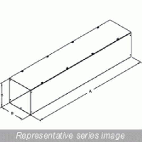 Cwsc236Nk Straight Section w/o Ko - 2.5 x 2.5 x 36 - Steel/Gray