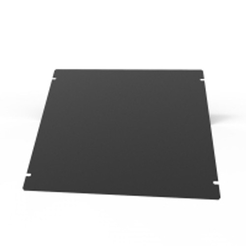 1431-29Bk3 Bottom Plate For Steel Chassis. Satin Black.