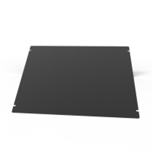 1431-34Bk3 Bottom Plate For Steel Chassis. Satin Black.