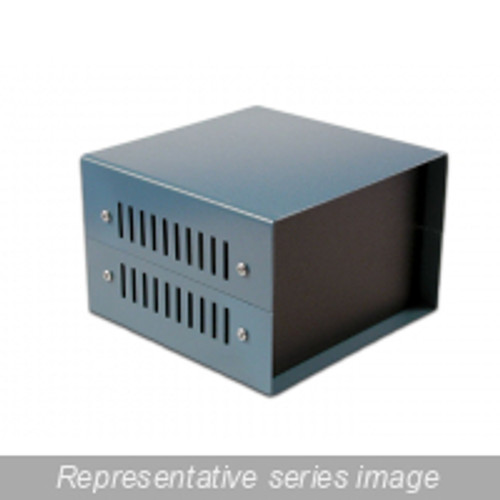 1458Ve4 Enclosures - 18 Gauge Steel; Vented; Satin Black