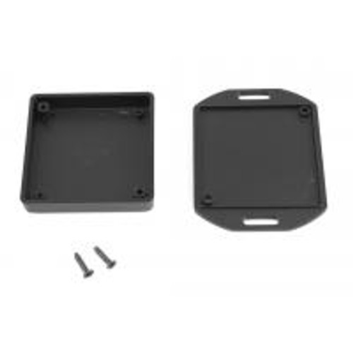 1551Ttflbk Black Plastic Enclosure With Flanged Lid