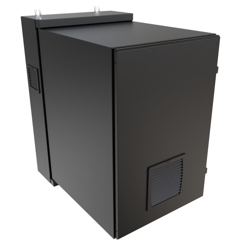 Hammond NWC18U2436SFBK Enclosed Wall Rack