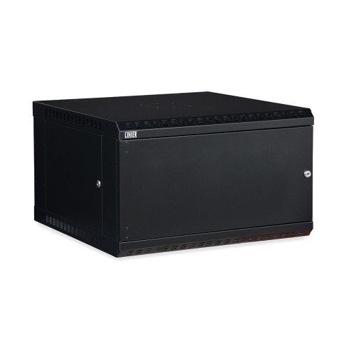 2-Post 6U Wall Mount Network Cabinet with 1U Shelf, 19 Wall-Mounted Server  Rack for Data / Networking / AV / Electronics / Computer Equipment, Small