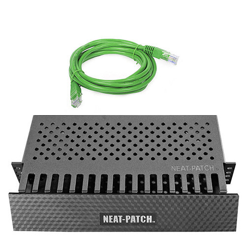 Rackmount Solutions RS NPKIT24-GRN | Neat Patch