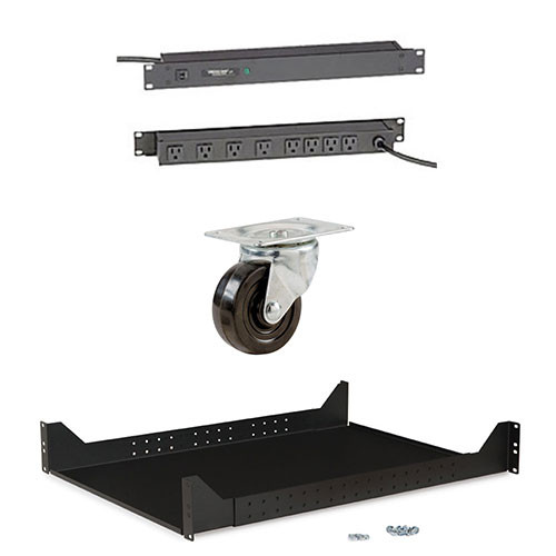 Rackmount Solutions RACKPACK | Fixed Adjustable Rack Shelves