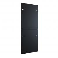 48U 42D Solid Side Panel For H1 Cabinet (Black) - Rackmount Solutions
