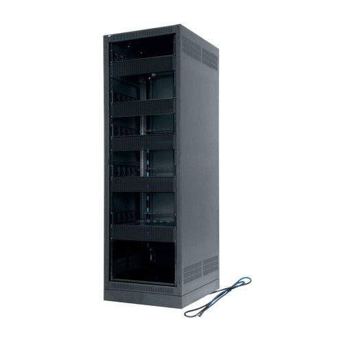 27 RU ERK Series Rack, 25 Inches Deep, Configured - Rackmount Solutions