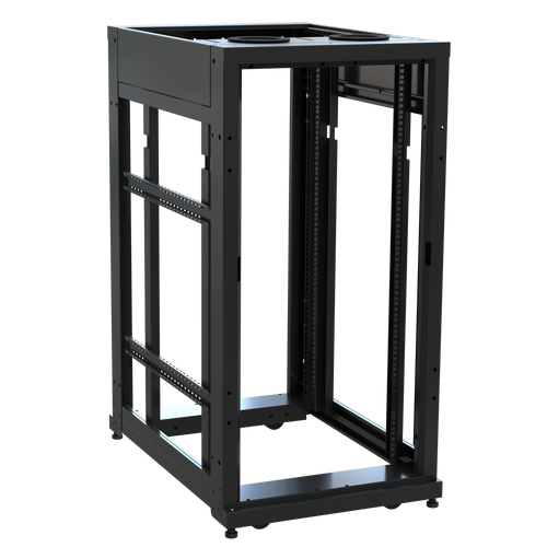 24 RU SNE Series Rack Frame, 36 Inches Deep, 24 Inches Wide with Cage ...