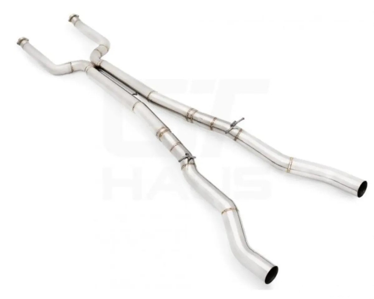 Akrapovic Stainless Steel Resonator Delete Link Pipe Set | BMW M340i (G20) (20) (E-BM/SS/8)