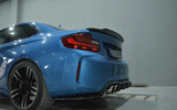 VR Aero Carbon Fiber Rear Diffuser 3pc Set BMW F87 M2 2014-2020
