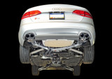 AWE Tuning Touring Edition Exhaust | 2.5" Diameter | 3.54" Quad Chrome Silver Tips Audi S4 2010-2016 AWE Tuning Touring Edition Exhaust | 2.5" Diameter | 3.54" Quad Chrome Silver Tips Audi S4 2010-2016