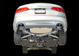 AWE Tuning Touring Edition Exhaust | 2.5" Diameter | 4" Quad Diamond Black Tips Audi S4 2013-2016 AWE Tuning Touring Edition Exhaust | 2.5" Diameter | 4" Quad Diamond Black Tips Audi S4 2013-2016
