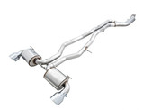 AWE Tuning Non-Resonated Touring Edition Exhaust | 3" Diameter | 5" Dual Diamond Black Tips Toyota GR Supra 2020-2025 AWE Tuning Non-Resonated Touring Edition Exhaust | 3" Diameter | 5" Dual Diamond Black Tips Toyota GR Supra 2020-2025