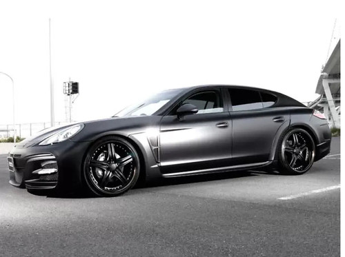Wald International Black Bison Side Skirt Set Porsche Panamera 10-13 Wald International Black Bison Side Skirt Set Porsche Panamera 10-13
