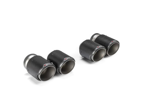 Akrapovic Carbon Cylindrical Tail Pipe Set BMW M2 Coupe G87 2023-2024 CLEARANCE Akrapovic Carbon Cylindrical Tail Pipe Set BMW M2 Coupe G87 2023-2024 CLEARANCE