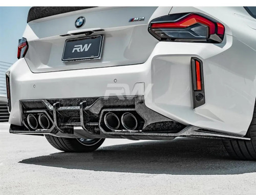 RW Carbon Forged Carbon DTM Diffuser BMW G87 M2 2023+ RW Carbon Forged Carbon DTM Diffuser BMW G87 M2 2023+