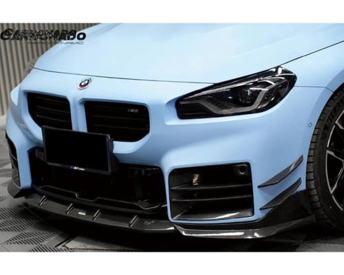 Carbonado DryCF AD Style Front Splitter Lip BMW M2 G87 2021-2024 Carbonado DryCF AD Style Front Splitter Lip BMW M2 G87 2021-2024