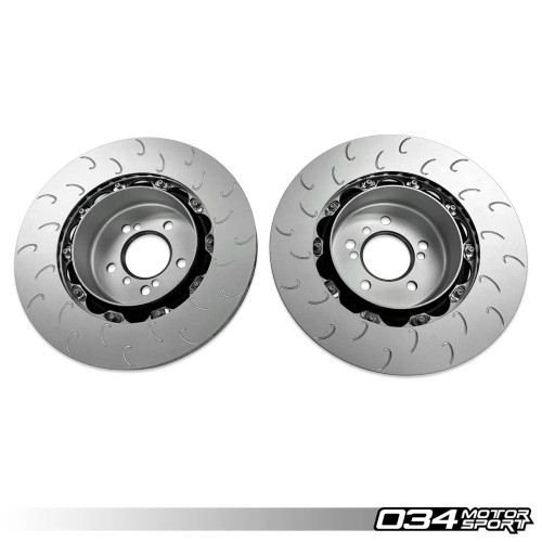 034 Motorsport 2-Piece 370x24mm Floating Rear Brake Rotor Upgrade BMW M2 | M3 | M4 2012-2019