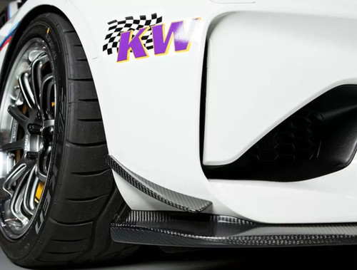 3D Design Carbon Fiber Bumper Canards Set BMW F87 M2