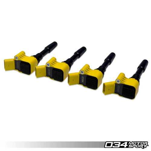 034 Motorsport Red Packs of 4 High Output Ignition Coil EA8XX Engines Audi | Volkswagen 2012+