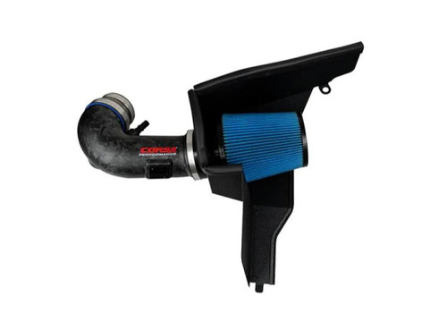 Corsa Performance Matte Forged Carbon Fiber Air Intake w/ MaxFlow 5 Oiled Filtration Ford Mustang GT 2018-2023 Corsa Performance Matte Forged Carbon Fiber Air Intake w/ MaxFlow 5 Oiled Filtration Ford Mustang GT 2018-2023