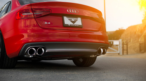 AWE Tuning Touring Edition Exhaust | 2.5" Diameter | 4" Quad Chrome Silver Tips Audi S4 2013-2016 AWE Tuning Touring Edition Exhaust | 2.5" Diameter | 4" Quad Chrome Silver Tips Audi S4 2013-2016