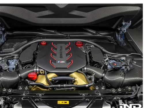 AutoTecknic Gloss Finish Pre-Preg Carbon Engine Cover Extension Set BMW G90 | G99 M5 2024+ AutoTecknic Gloss Finish Pre-Preg Carbon Engine Cover Extension Set BMW G90 | G99 M5 2024+