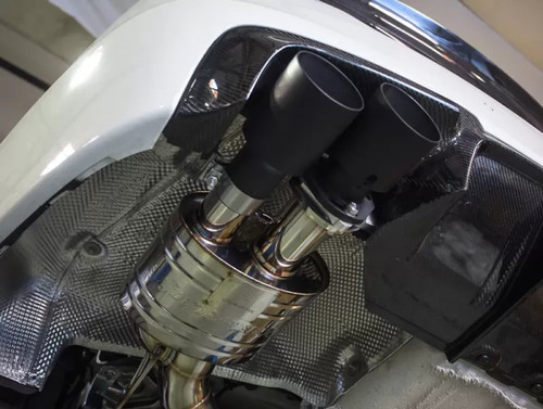 Meisterschaft Stainless GT Racing Axle Back Muffler 4x102mm Tips BMW M5 Sedan F10 12-15