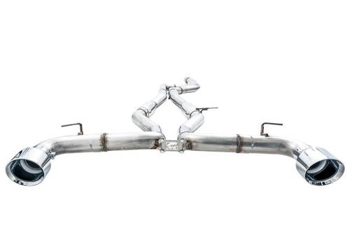 AWE Tuning Resonated Track Edition Exhaust | 3" Diameter | 5" Dual Chrome Silver Tips Toyota GR Supra 2023-2025