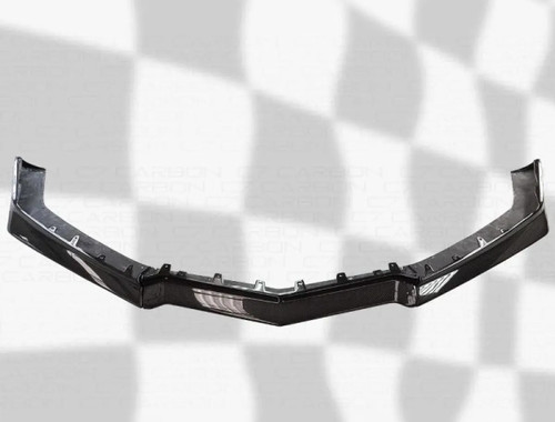 C7 Carbon 3 Piece Front Splitter without Canard Slots Painted Carbon Flash Chevrolet Corvette C8 Z07 | Z06 2023+