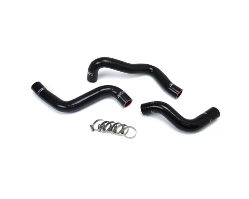 HPS Black Reinforced Silicone Radiator Hose Kit (3pcs Set) Coolant for Mazda 04-11 RX8