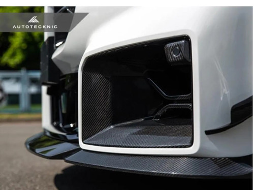 Auto Tecknic Dry Carbon Podium Front Bumper Lower Vent Set for BMW G87 M2 2023-2025