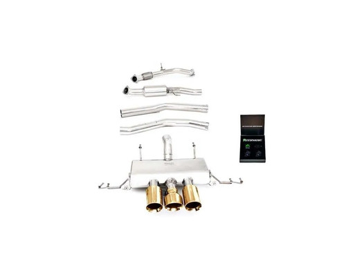 ARMYTRIX Valvetronic Stainless Steel Catback Exhaust System for Honda Civic Type-R FL5 2023+ - Gold