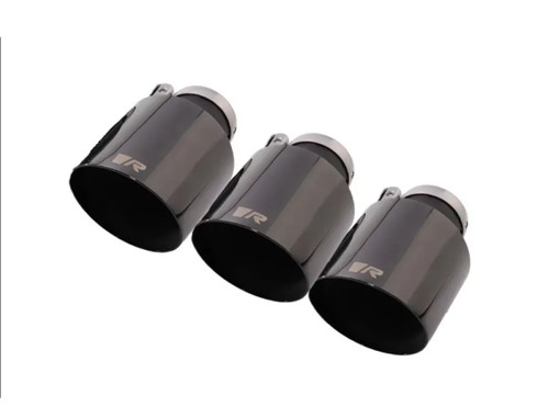 Remus 102mm Angled Stamped Black Chrome Tail Pipe (Single) Honda Civic Type-R FL5 2022+